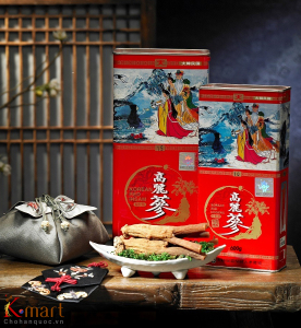 Hồng sâm củ khô 6 năm tuổi Han Sung Jung 600g của Hàn Quốc